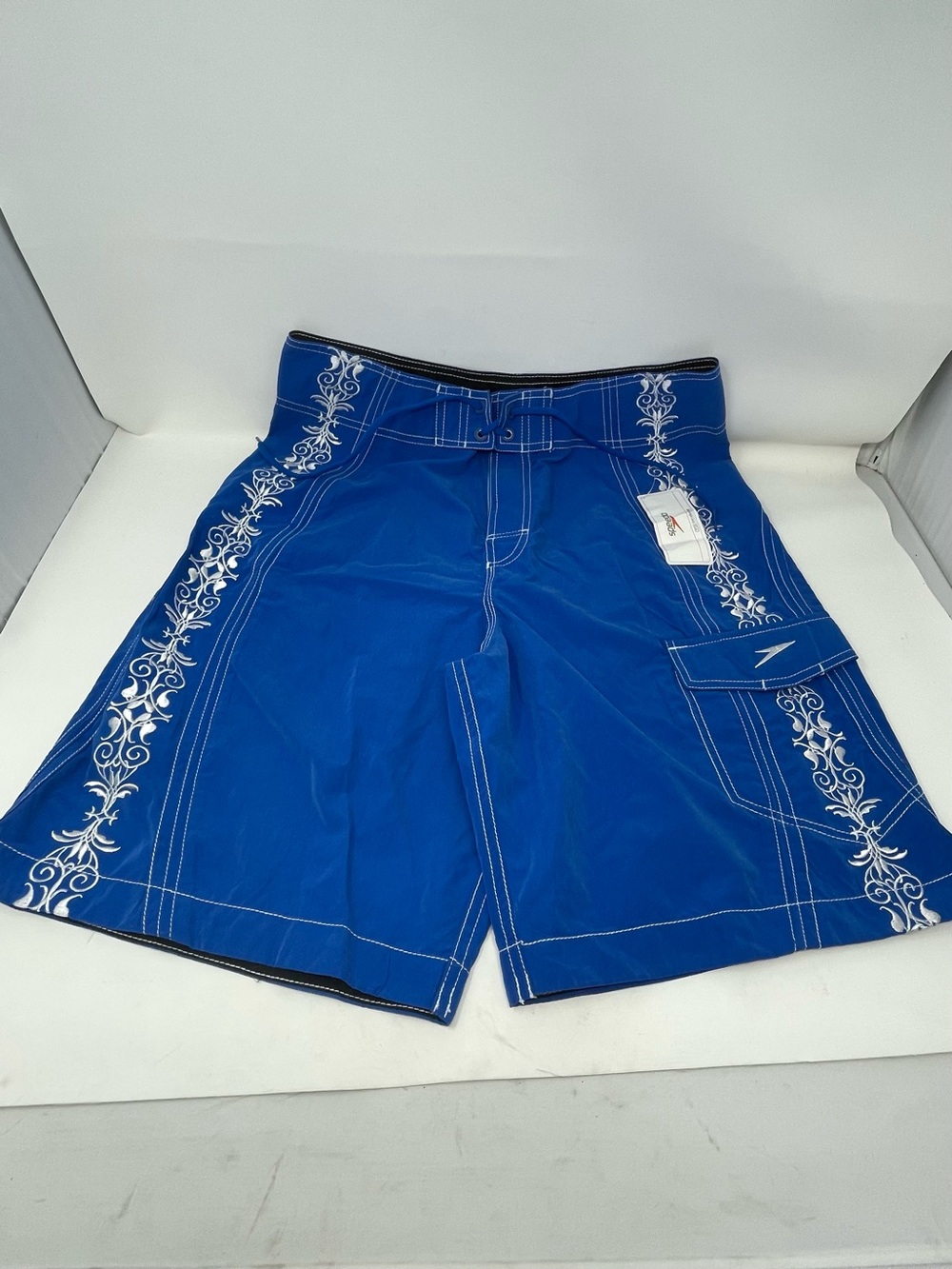 NWT Speedo Men's Blue Boardshort Swim Trunks